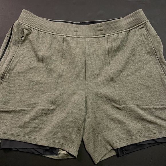 Lululemon Men’s Shorts Olive Green size XL - Picture 1 of 5